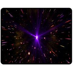 Animation Plasma Ball Going Hot Explode Bigbang Supernova Stars Shining Light Space Universe Zooming Fleece Blanket (medium)  by Mariart