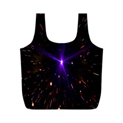 Animation Plasma Ball Going Hot Explode Bigbang Supernova Stars Shining Light Space Universe Zooming Full Print Recycle Bags (m)  by Mariart