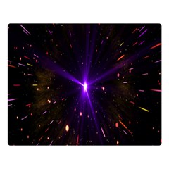 Animation Plasma Ball Going Hot Explode Bigbang Supernova Stars Shining Light Space Universe Zooming Double Sided Flano Blanket (large) 