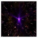 Animation Plasma Ball Going Hot Explode Bigbang Supernova Stars Shining Light Space Universe Zooming Large Satin Scarf (Square) Front