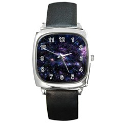 Animation Plasma Ball Going Hot Explode Bigbang Supernova Stars Shining Light Space Universe Zooming Square Metal Watch by Mariart