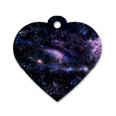 Animation Plasma Ball Going Hot Explode Bigbang Supernova Stars Shining Light Space Universe Zooming Dog Tag Heart (two Sides) by Mariart