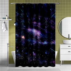 Animation Plasma Ball Going Hot Explode Bigbang Supernova Stars Shining Light Space Universe Zooming Shower Curtain 48  X 72  (small)  by Mariart