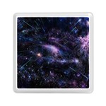 Animation Plasma Ball Going Hot Explode Bigbang Supernova Stars Shining Light Space Universe Zooming Memory Card Reader (Square)  Front