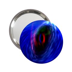 Black Hole Blue Space Galaxy 2 25  Handbag Mirrors