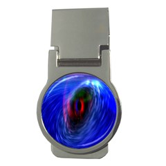 Black Hole Blue Space Galaxy Money Clips (round)  by Mariart