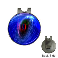 Black Hole Blue Space Galaxy Hat Clips With Golf Markers by Mariart