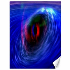 Black Hole Blue Space Galaxy Canvas 36  X 48  