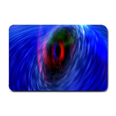 Black Hole Blue Space Galaxy Small Doormat 