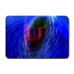 Black Hole Blue Space Galaxy Small Doormat  24 x16  Door Mat