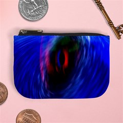 Black Hole Blue Space Galaxy Mini Coin Purses by Mariart