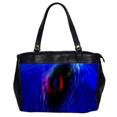 Black Hole Blue Space Galaxy Office Handbags