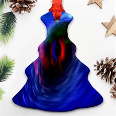 Black Hole Blue Space Galaxy Ornament (christmas Tree)  by Mariart