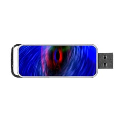 Black Hole Blue Space Galaxy Portable Usb Flash (two Sides) by Mariart