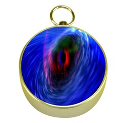 Black Hole Blue Space Galaxy Gold Compasses by Mariart