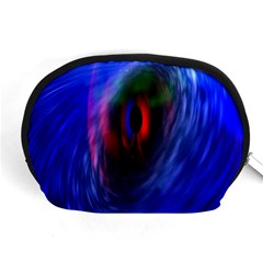 Black Hole Blue Space Galaxy Accessory Pouches (medium) 