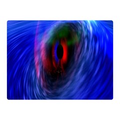 Black Hole Blue Space Galaxy Double Sided Flano Blanket (mini)  by Mariart