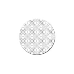 Background Pattern Diagonal Plaid Black Line Golf Ball Marker by Mariart