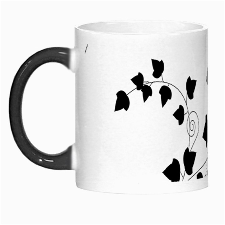 Black Leaf Morph Mugs