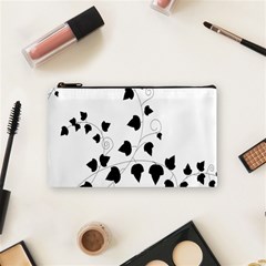 Black Leaf Cosmetic Bag (small) 