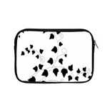 Black Leaf Apple MacBook Pro 15  Zipper Case Front