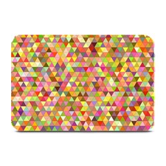 Multicolored Mixcolor Geometric Pattern Plate Mats by paulaoliveiradesign