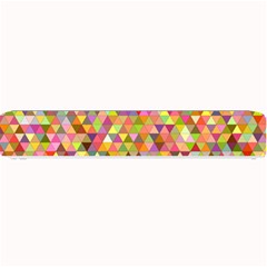 Multicolored Mixcolor Geometric Pattern Small Bar Mats by paulaoliveiradesign