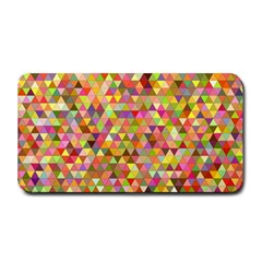 Multicolored Mixcolor Geometric Pattern Medium Bar Mats by paulaoliveiradesign