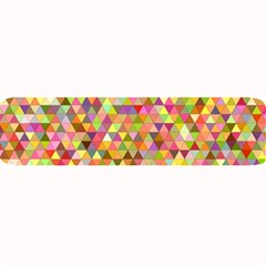 Multicolored Mixcolor Geometric Pattern Large Bar Mats by paulaoliveiradesign