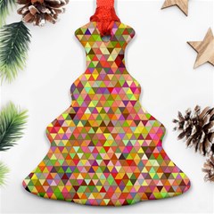 Multicolored Mixcolor Geometric Pattern Ornament (christmas Tree) 