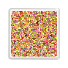 Multicolored Mixcolor Geometric Pattern Memory Card Reader (square)  by paulaoliveiradesign