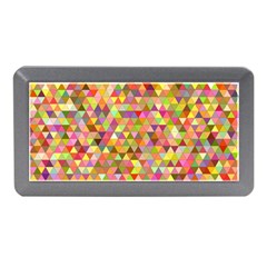 Multicolored Mixcolor Geometric Pattern Memory Card Reader (mini) by paulaoliveiradesign