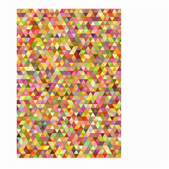 Multicolored Mixcolor Geometric Pattern Large Garden Flag (two Sides) by paulaoliveiradesign