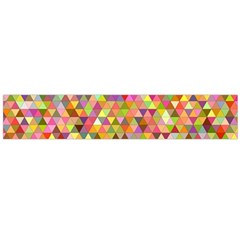 Multicolored Mixcolor Geometric Pattern Flano Scarf (large)