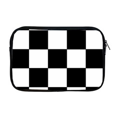 Grid Domino Bank And Black Apple Macbook Pro 17  Zipper Case by Nexatart