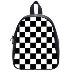 Grid Domino Bank And Black School Bag (Small)