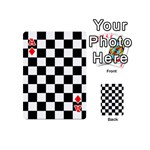 Grid Domino Bank And Black Playing Cards 54 (Mini)  Front - DiamondA