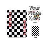 Grid Domino Bank And Black Playing Cards 54 (Mini)  Front - Joker2