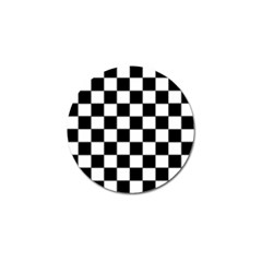 Grid Domino Bank And Black Golf Ball Marker by Nexatart