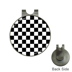 Grid Domino Bank And Black Hat Clips With Golf Markers by Nexatart