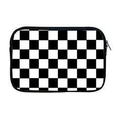 Grid Domino Bank And Black Apple Macbook Pro 17  Zipper Case by Nexatart