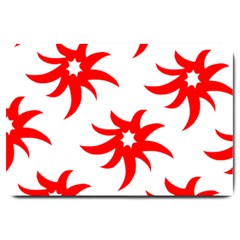 Star Figure Form Pattern Structure Large Doormat  by Nexatart