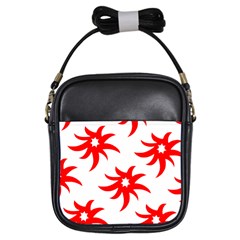 Star Figure Form Pattern Structure Girls Sling Bags by Nexatart