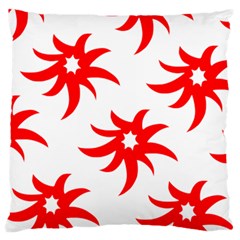 Star Figure Form Pattern Structure Large Cushion Case (one Side) by Nexatart