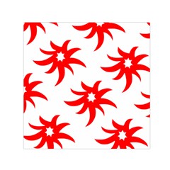 Star Figure Form Pattern Structure Small Satin Scarf (square) by Nexatart