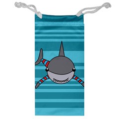 Shark Sea Fish Animal Ocean Jewelry Bag by Nexatart