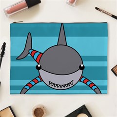 Shark Sea Fish Animal Ocean Cosmetic Bag (xl) by Nexatart