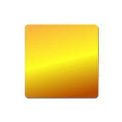 Gradient Orange Heat Square Magnet by Nexatart