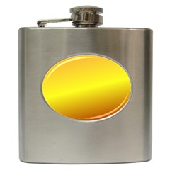 Gradient Orange Heat Hip Flask (6 Oz)