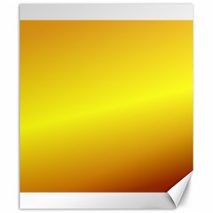 Gradient Orange Heat Canvas 20  X 24   by Nexatart